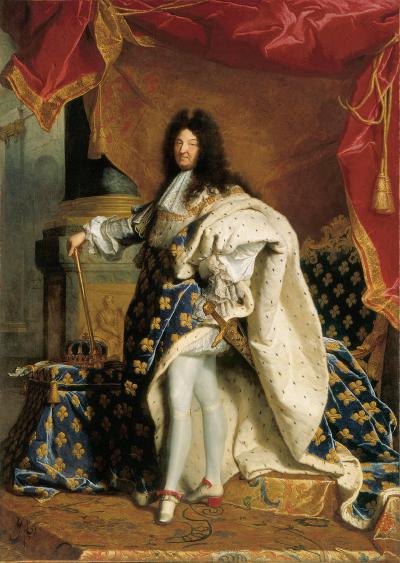 'Louis XIV of France' by Hyacinthe Rigaud - wartburg.edu.. Licensed under Public domain via Wikimedia Commons - http://commons.wikimedia.org/wiki/File:Louis_XIV_of_France.jpg#mediaviewer/File:Louis_XIV_of_France.jpg