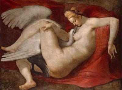 'Leda' by After Michelangelo Buonarroti - web. Licensed under Public Domain via Wikimedia Commons - http://commons.wikimedia.org/wiki/File:Leda.jpg#mediaviewer/File:Leda.jpg