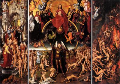 'Das Jüngste Gericht (Memling)' by Hans Memling (circa 1433–1494) - www.aiwaz.net. Licensed under Public domain via Wikimedia Commons - http://commons.wikimedia.org/wiki/File:Das_J%C3%BCngste_Gericht_(Memling).jpg#mediaviewer/File:Das_J%C3%BCngste_Gericht_(Memling).jpg
