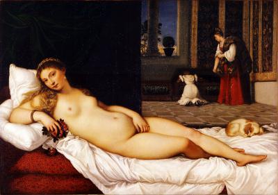 'Tiziano - Venere di Urbino - Google Art Project' by Titian - bQGS8pnP5vr2Jg at Google Cultural Institute, zoom level maximum. Licensed under Public domain via Wikimedia Commons - http://commons.wikimedia.org/wiki/File:Tiziano_-_Venere_di_Urbino_-_Google_Art_Project.jpg#mediaviewer/File:Tiziano_-_Venere_di_Urbino_-_Google_Art_Project.jpg