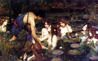 'Waterhouse Hylas and the Nymphs Manchester Art Gallery 1896.15' by John William Waterhouse - This file is lacking source information.Please edit this file's description and provide a source.. Licensed under Public domain via Wikimedia Commons - http://commons.wikimedia.org/wiki/File:Waterhouse_Hylas_and_the_Nymphs_Manchester_Art_Gallery_1896.15.jpg#mediaviewer/File:Waterhouse_Hylas_and_the_Nymphs_Manchester_Art_Gallery_1896.15.jpg