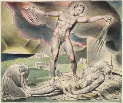 'Blake Book of Job Linell set 6' by William Blake - William Blake ArchiveLocationDigital Collection hosted on servers at UNC Chapel HillEstablished1996Websitehttp://www.blakearchive.org/http://www.blakearchive.org/exist/blake/archive/object.xq?objectid=but551.1.wc.06&java=. Licensed under Public Domain via Wikimedia Commons - http://commons.wikimedia.org/wiki/File:Blake_Book_of_Job_Linell_set_6.jpg#mediaviewer/File:Blake_Book_of_Job_Linell_set_6.jpg