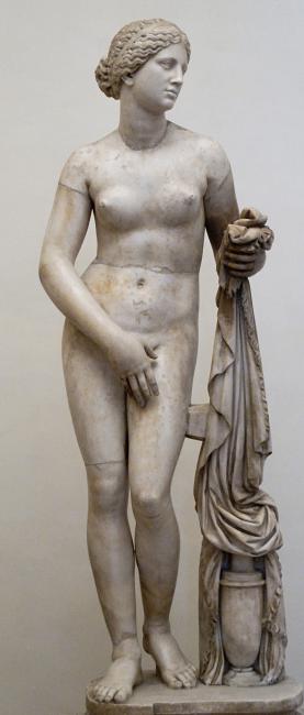 'Cnidus Aphrodite Altemps Inv8619' by English: Copy of Praxiteles; restorer: Ippolito Buzzi (Italian, 1562–1634) - Marie-Lan Nguyen (September 2009). Licensed under Public Domain via Wikimedia Commons - http://commons.wikimedia.org/wiki/File:Cnidus_Aphrodite_Altemps_Inv8619.jpg#mediaviewer/File:Cnidus_Aphrodite_Altemps_Inv8619.jpg