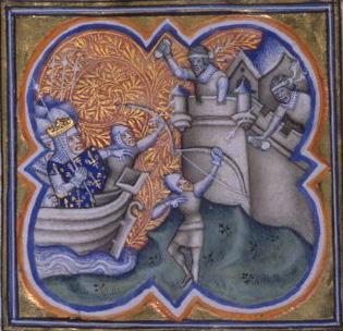 „Siège d'Acre par Philippe Auguste“ von Unbekannt - http://www.bnf.fr/enluminures/texte/manuscrit/man5/i1_0083.htm. Lizenziert unter Gemeinfrei über Wikimedia Commons - https://commons.wikimedia.org/wiki/File:Si%C3%A8ge_d%27Acre_par_Philippe_Auguste.jpg#/media/File:Si%C3%A8ge_d%27Acre_par_Philippe_Auguste.jpg