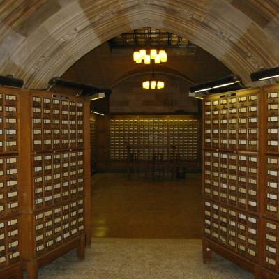 'Yale card catalog'. Licensed under Public Domain via Commons - https://commons.wikimedia.org/wiki/File:Yale_card_catalog.jpg#/media/File:Yale_card_catalog.jpg